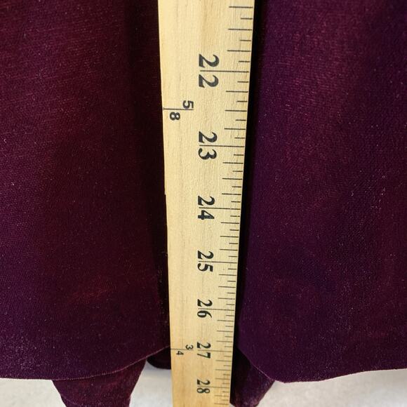 Womens Velvet Open Front Cardigan Jacket Sz 1X Wine Red Whimsigoth Witchy Event - Picture 8 of 13